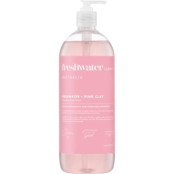 Freshwater Farm Australia Rosewater & Pink Clay Body Wash 1L