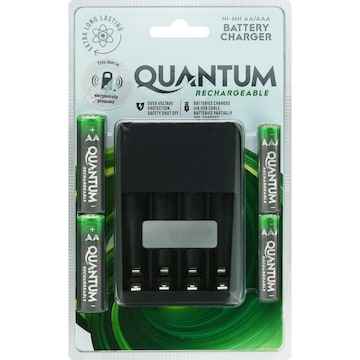 Quantum Ni-Mh AA/AAA Battery Charger AA/AAA with micro USB cable each