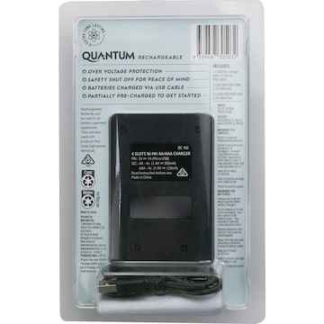 Quantum Ni-Mh AA/AAA Battery Charger AA/AAA with micro USB cable each