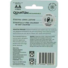 Quantum NiMh Rechargeable AA 2500 4 pack