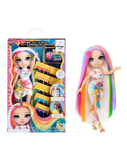 Rainbow High Hair Chalk & Style Doll- Amaya Assorted