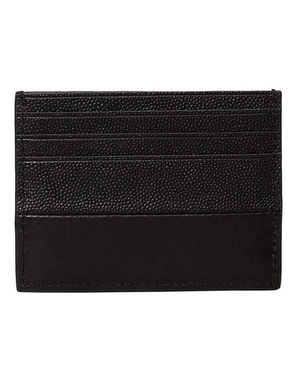 Must Cardholder in Black Caviar Grain/Smooth