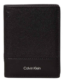 Must Bifold Wallet in Black Caviar Grain/Smooth