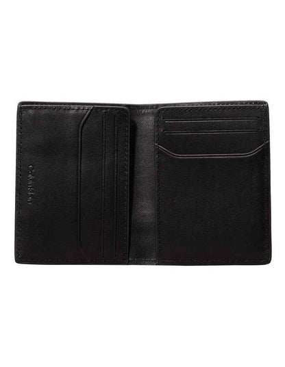 Must Bifold Wallet in Black Caviar Grain/Smooth