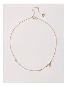 Initial Necklace in Gold