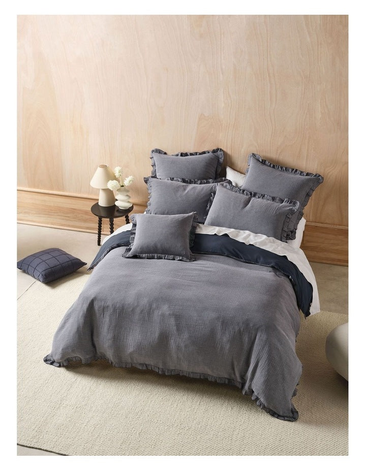 Lucy Cushion 48cmx48cm in Navy