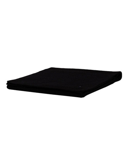 Flag Pima Cotton Cashmere Scarf in Black