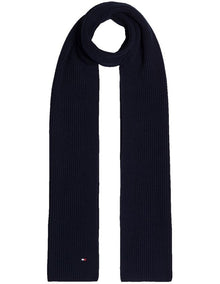 Flag Pima Cotton Cashmere Scarf in Navy