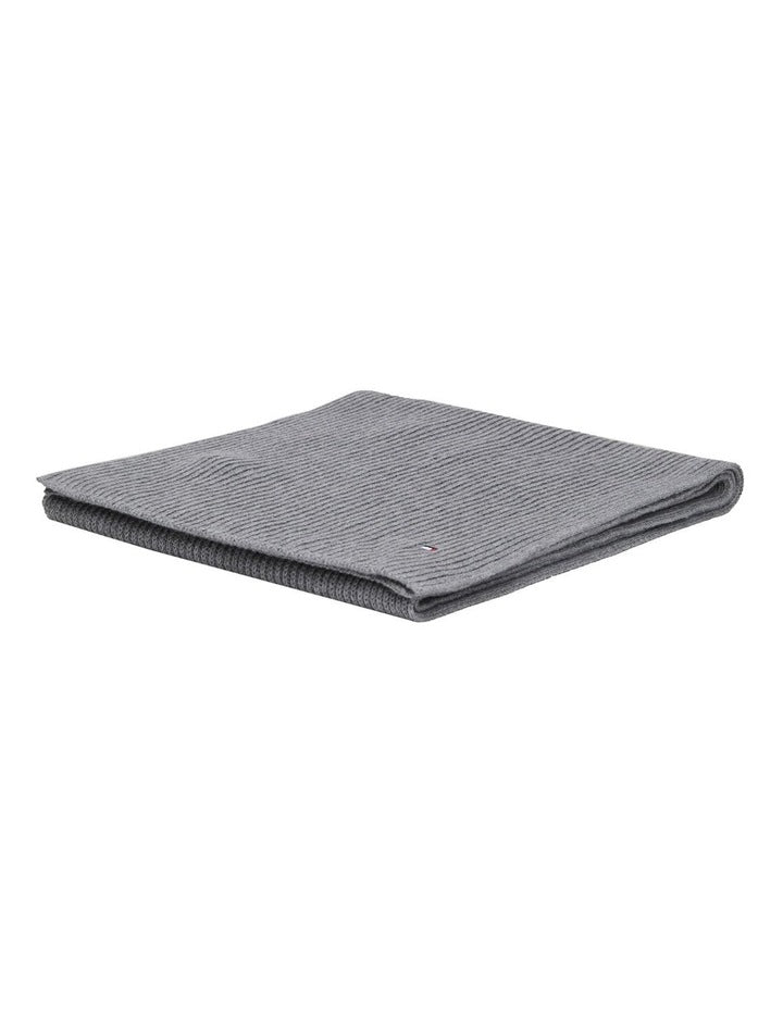 Flag Pima Cotton Cashmere Scarf in Grey