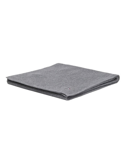 Flag Pima Cotton Cashmere Scarf in Grey