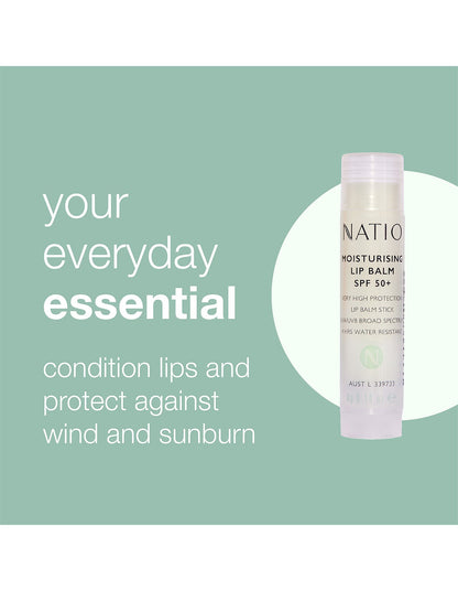 Natio Moisturising Lip Balm SPF 50+