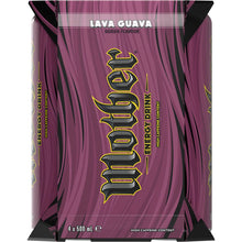 Mother Lava Guava Energy Drink Cans 500ml x 4 Pack