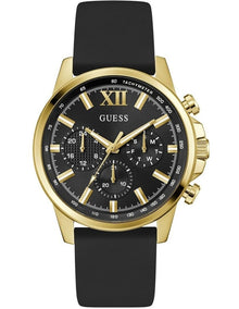 Multi-function Watch in Black/Gold Tone