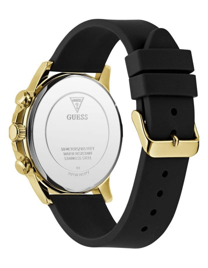 Multi-function Watch in Black/Gold Tone