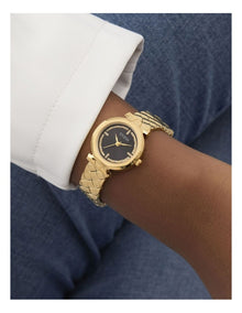 Analog Watch in Gold Tone