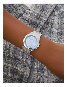 Analog Watch in Silver Tone