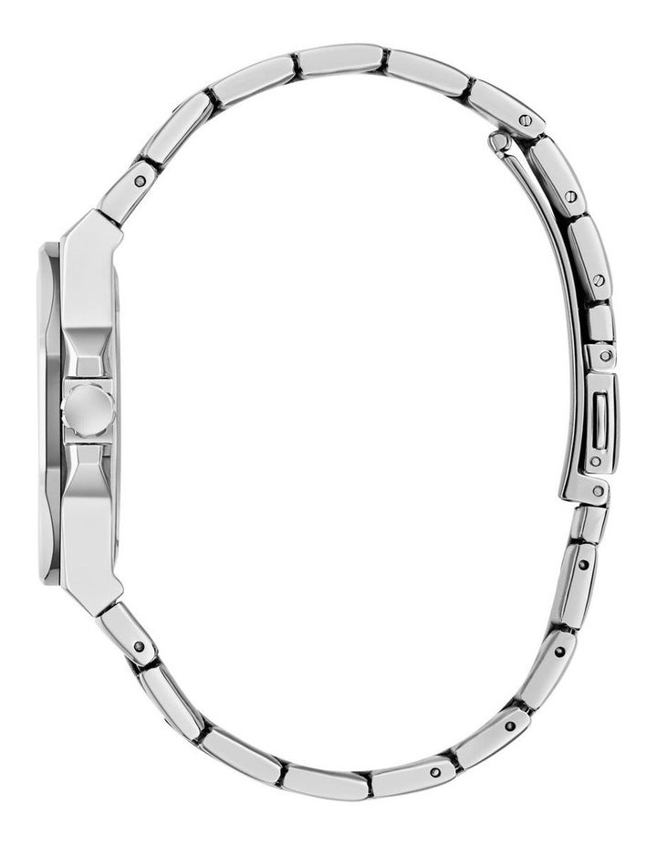 Analog Watch in Silver Tone