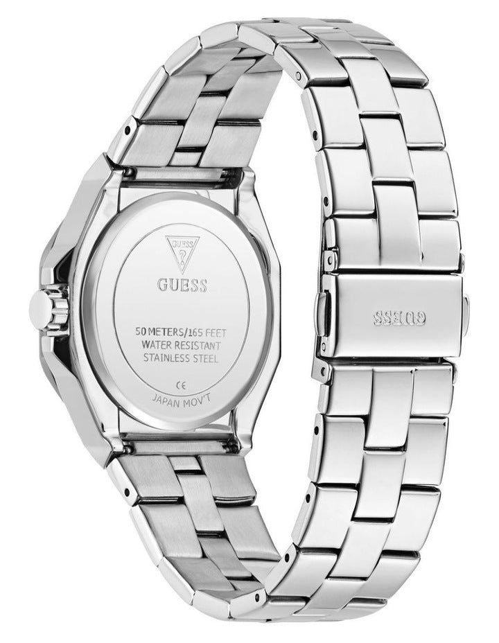 Analog Watch in Silver Tone
