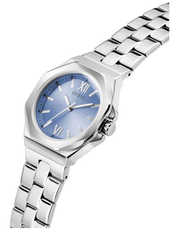 Analog Watch in Silver Tone