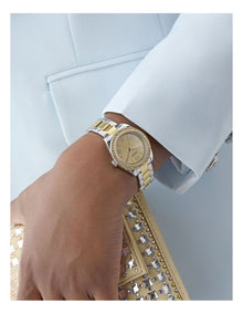 Analog Watch in 2-Tone