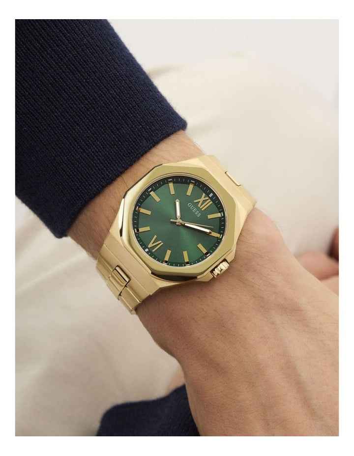 Analog Watch in Gold Tone