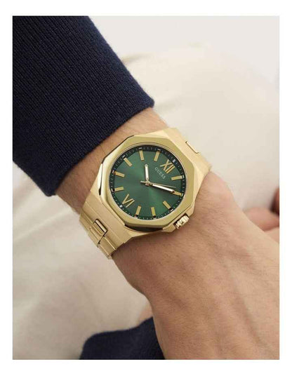 Analog Watch in Gold Tone