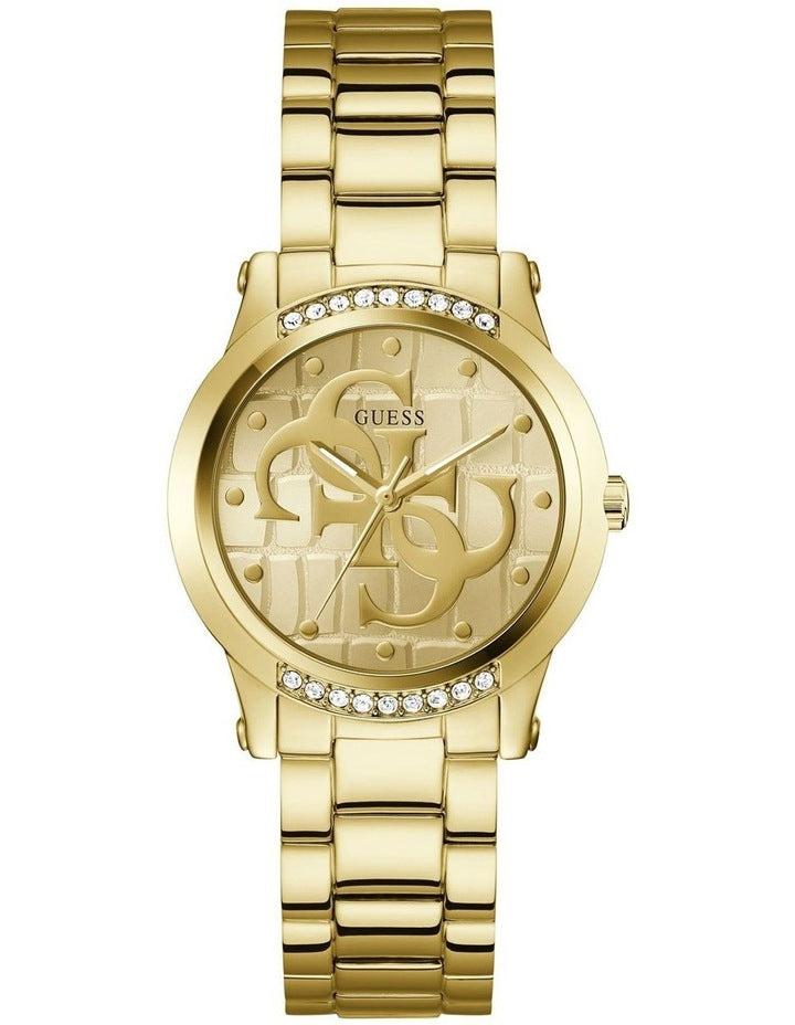 Analog Watch in Gold Tone