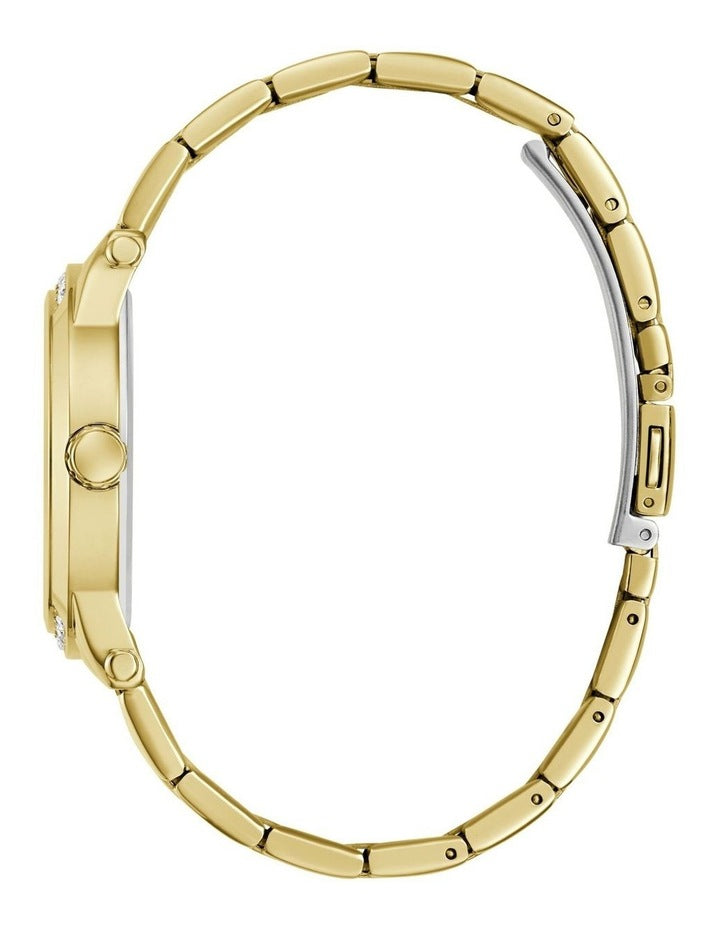 Analog Watch in Gold Tone