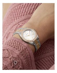 Analog Watch in 2 Tone