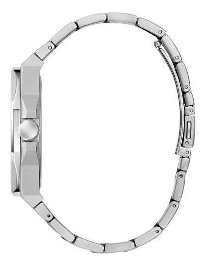 Analog Watch in Silver Tone