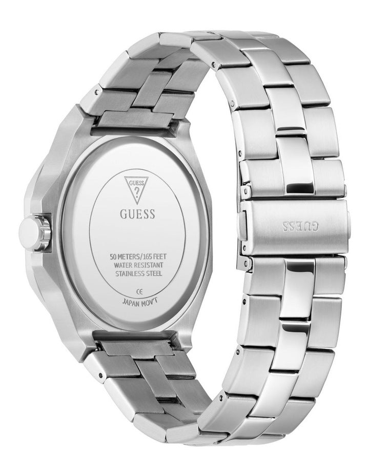 Analog Watch in Silver Tone