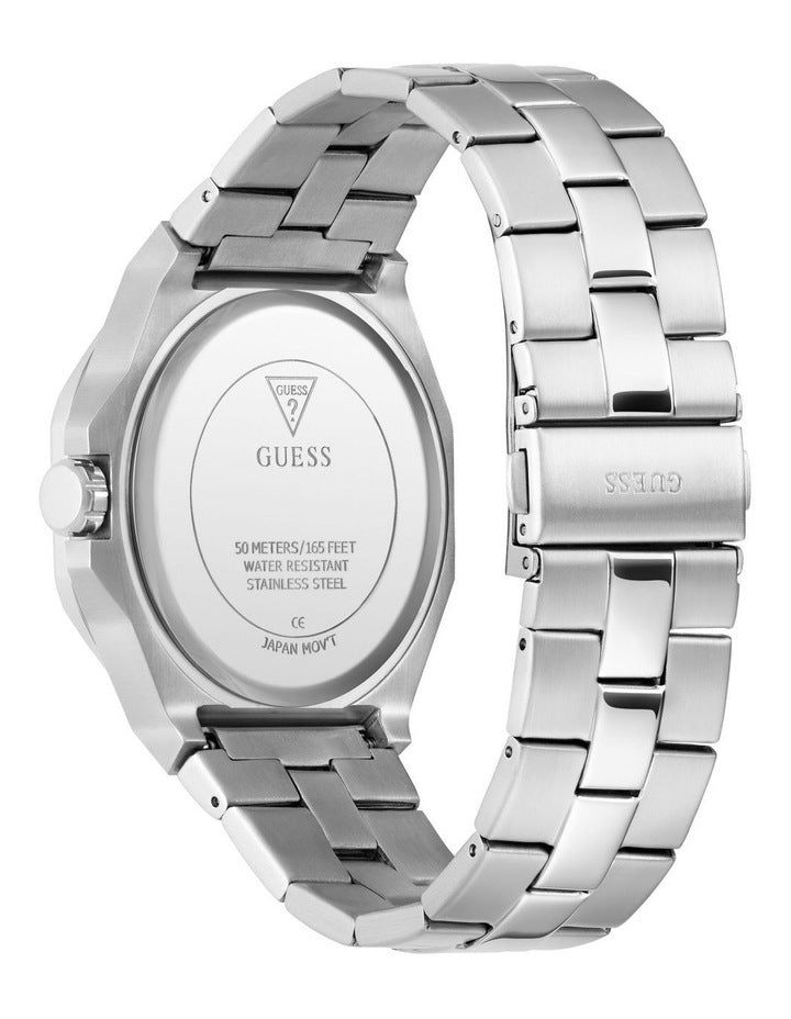 Analog Watch in Silver Tone