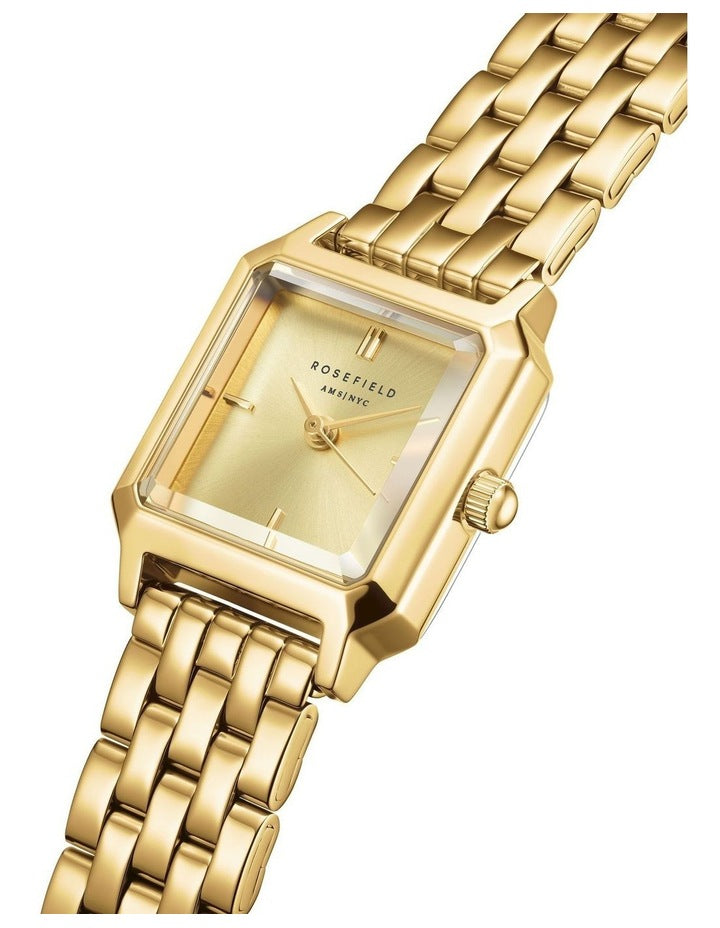 The Boxelle Champagne Bracelet Watch in Gold