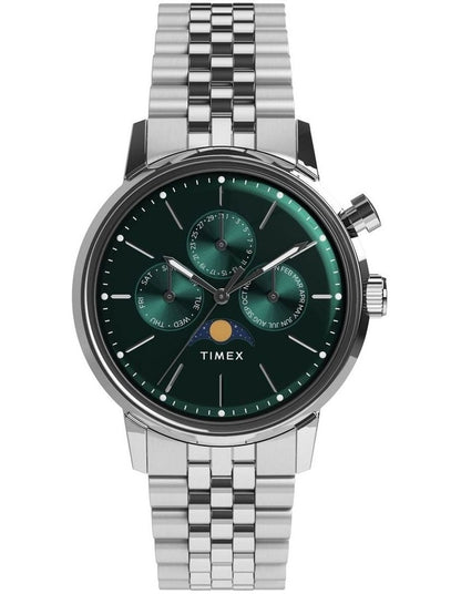 Marlin Moon Phase Multifunction in Silver Tone