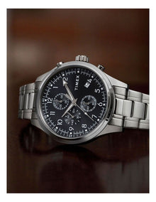 Dress Chronograph Watch 43mmin Stainless Steel