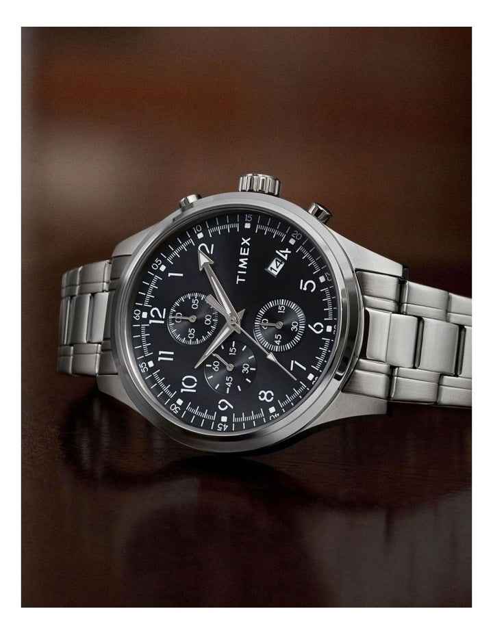 Dress Chronograph Watch 43mmin Stainless Steel