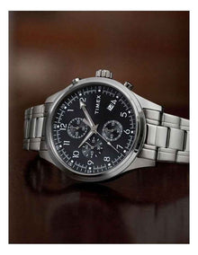 Dress Chronograph Watch 43mmin Stainless Steel