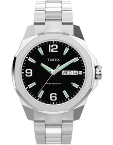 Essex Day And Date Watch 46mm in Stainless Steel
