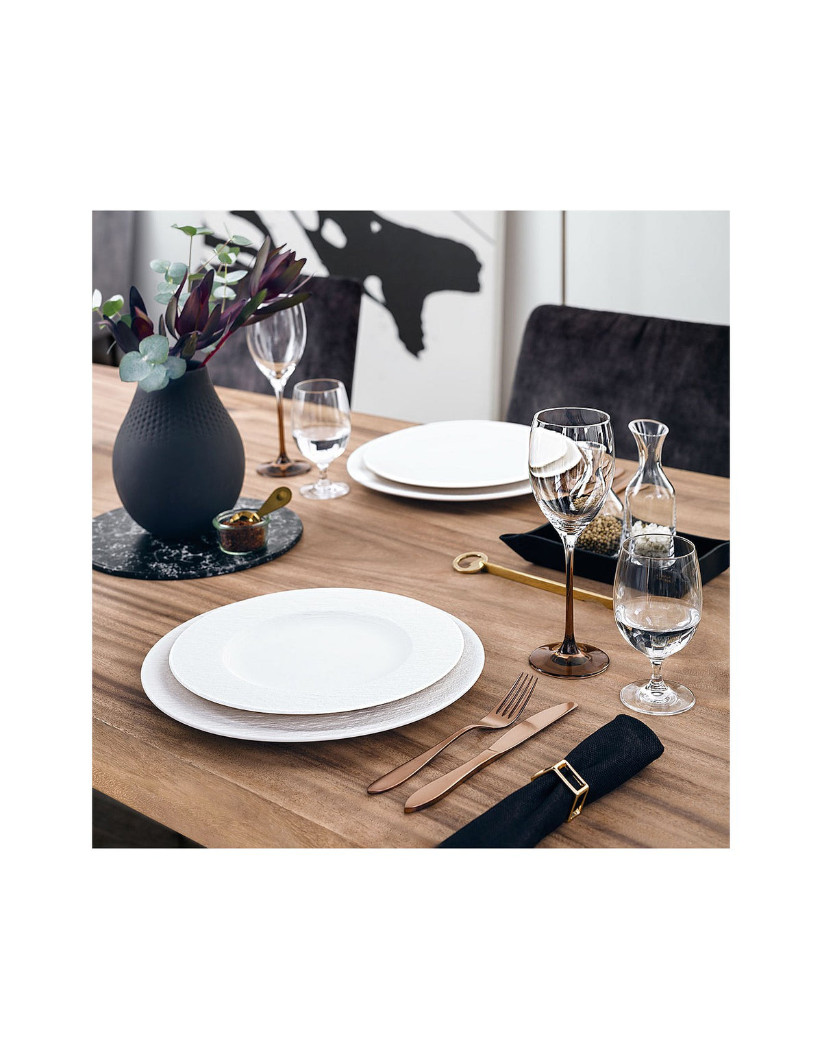 Manufacture Rock blanc Flat Plate 27cm