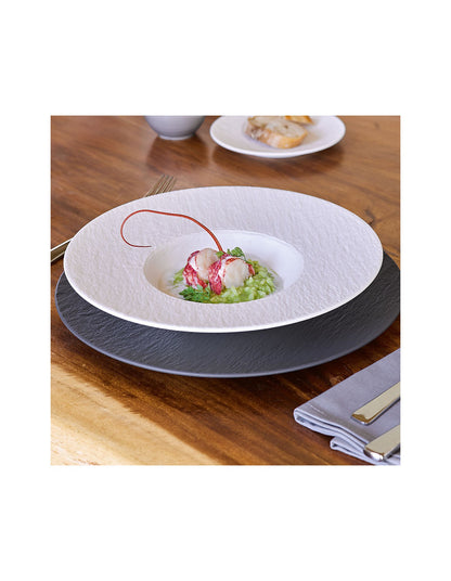 Manufacture Rock blanc Pasta Plate 28cm