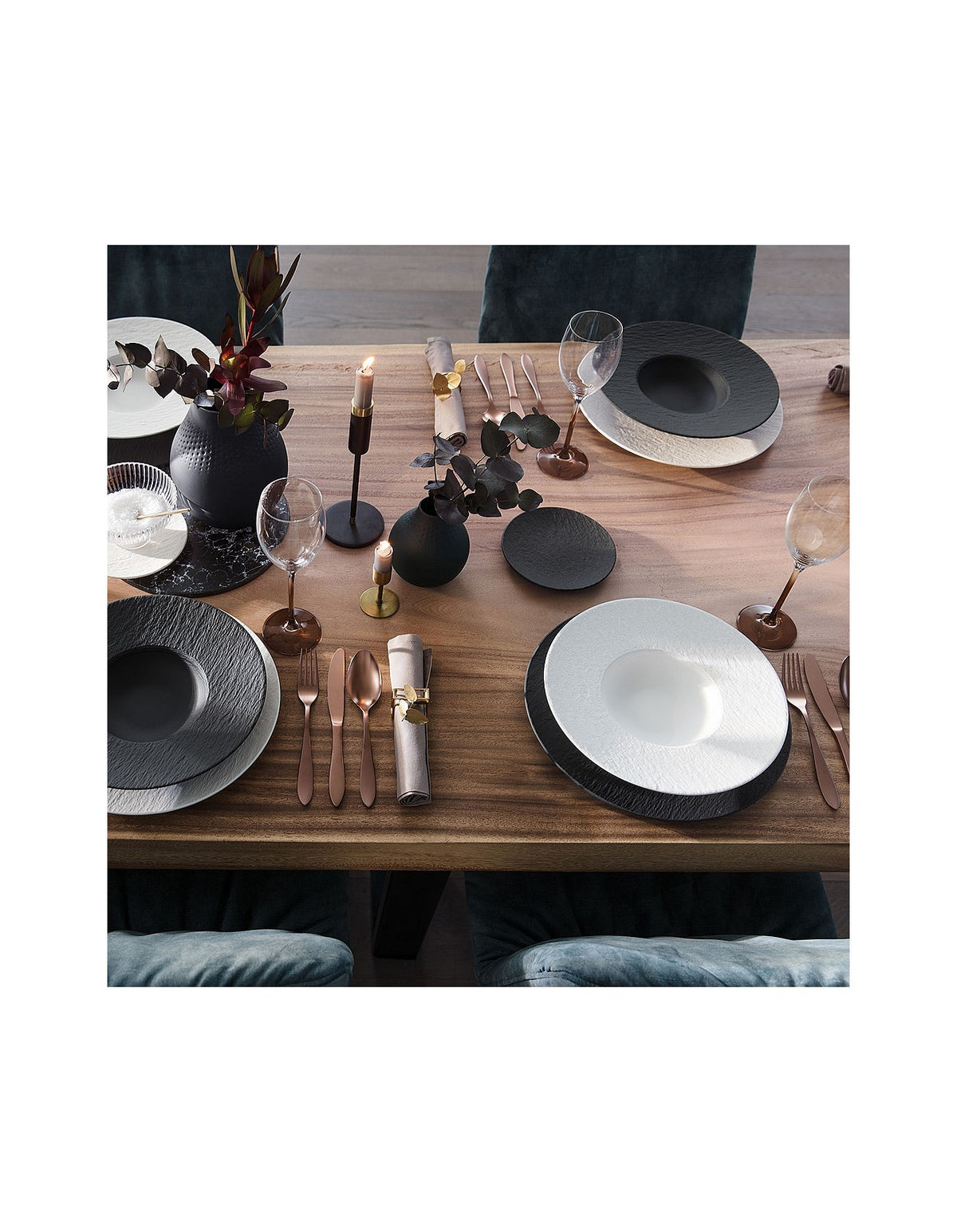 Manufacture Rock blanc Pasta Plate 28cm
