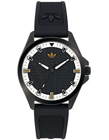 Originals Iconic One IP Steel Silicone Watch in Black