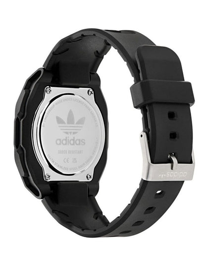 City Tech Four Resin Watch in Black