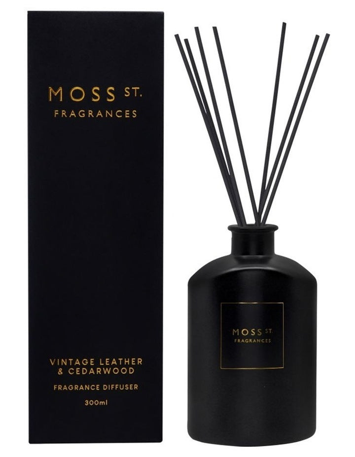Vintage Leather & Cedarwood Large Diffuser 300ml