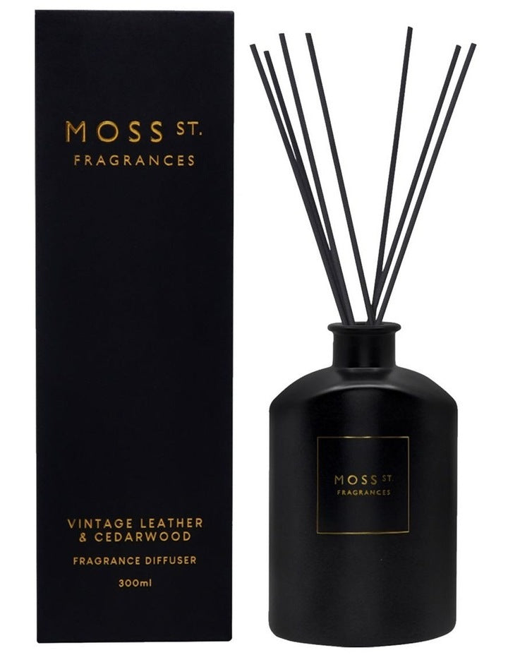 Vintage Leather & Cedarwood Large Diffuser 300ml