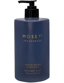 Sandalwood and Sea Salt Hand and Body Cream 450ml