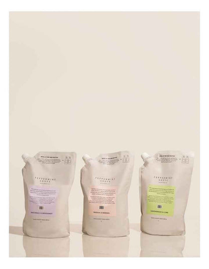 Patchouli & Bergamot - Hand & Body Wash Refill 1L