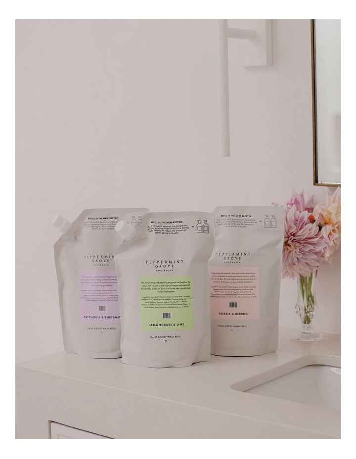 Patchouli & Bergamot - Hand & Body Wash Refill 1L