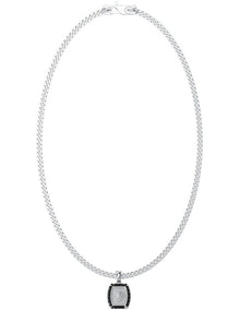 21'' Lion Charm Necklace 16mm in Silver