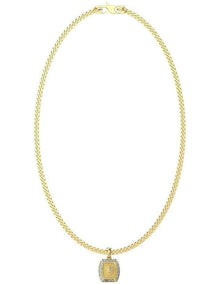 21'' Lion Charm Necklace 15.5mm in Gold